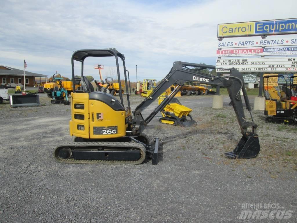 John Deere 26G Miniescavadeiras