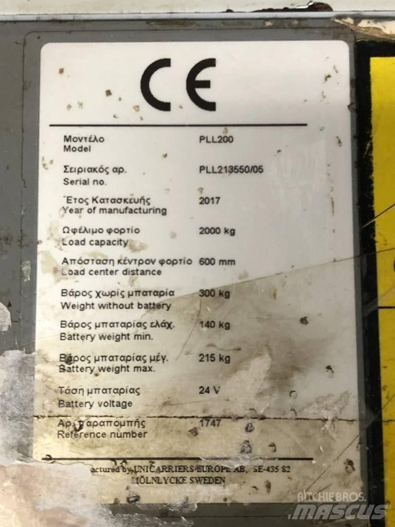 Atlet PLL200 Porta-paletes manuais
