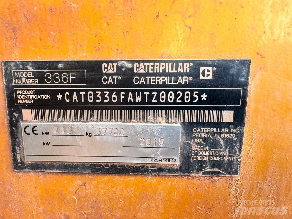 CAT 336 F L Escavadeiras de esteiras