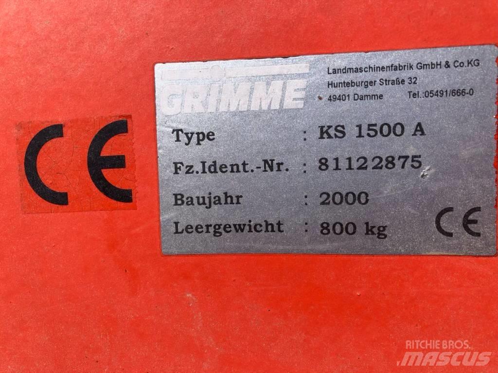 Grimme KS 1500 A Arrancadores de Batatas