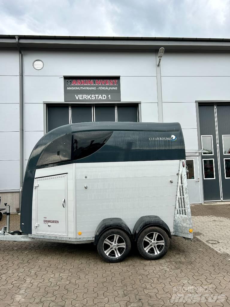  Clear Round  Alu Semi Reboques Transporte Animais