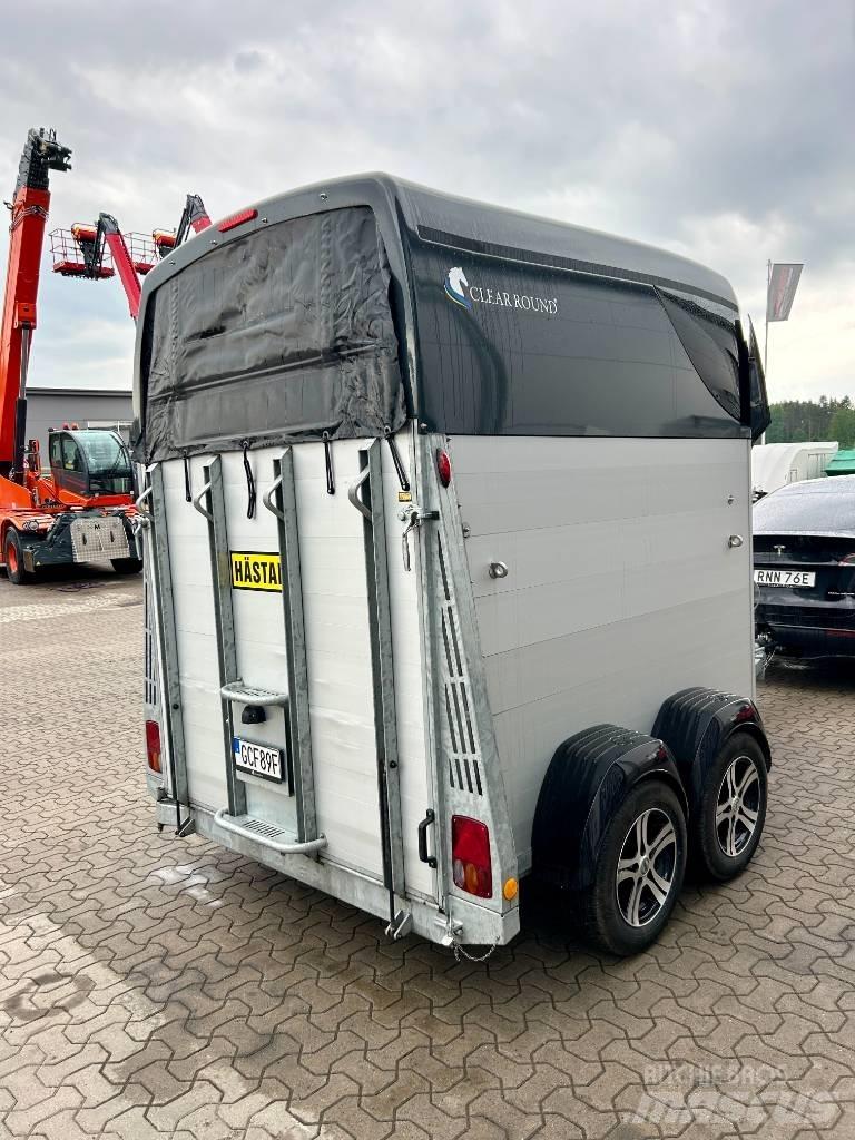  Clear Round  Alu Semi Reboques Transporte Animais
