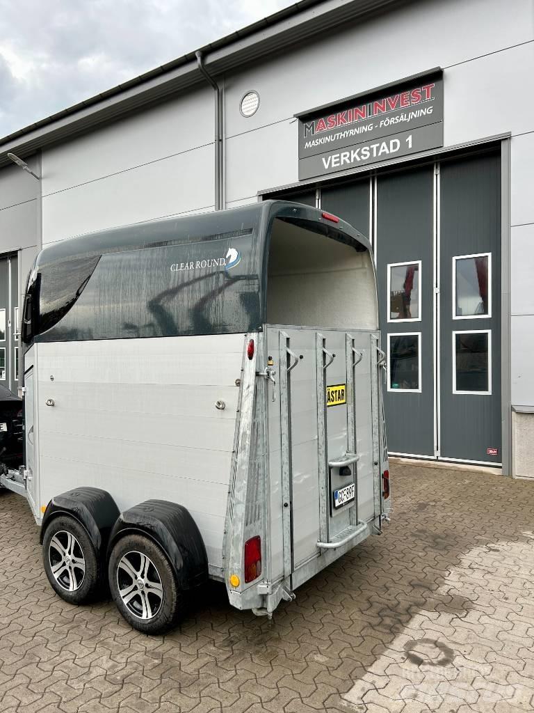  Clear Round  Alu Semi Reboques Transporte Animais