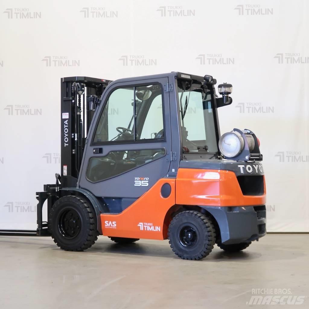 Toyota 02-8FGJF35 Empilhadores a gás