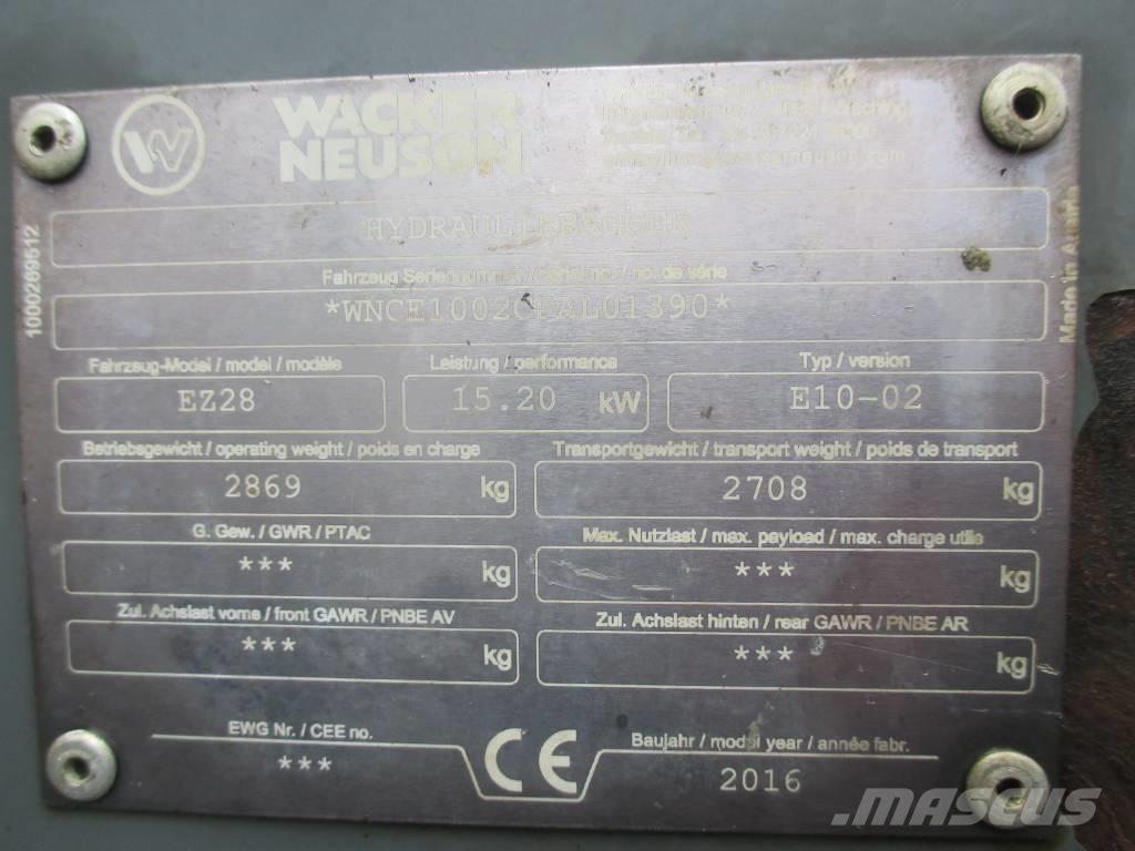 Wacker Neuson EZ 28 Miniescavadeiras