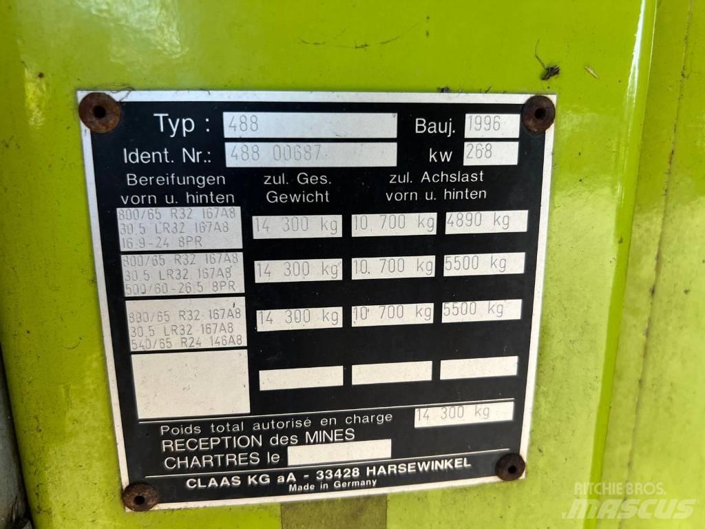 CLAAS Jaguar 840 Forrageiras auto-propulsionadas