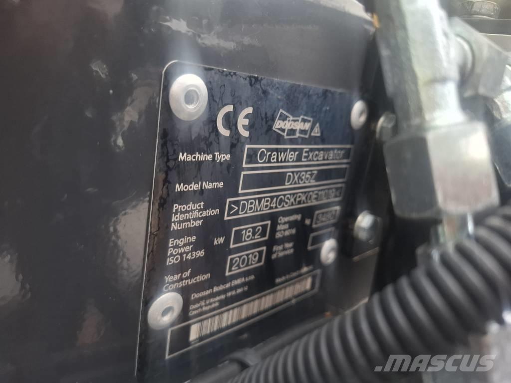 Doosan DX 35 Z Miniescavadeiras