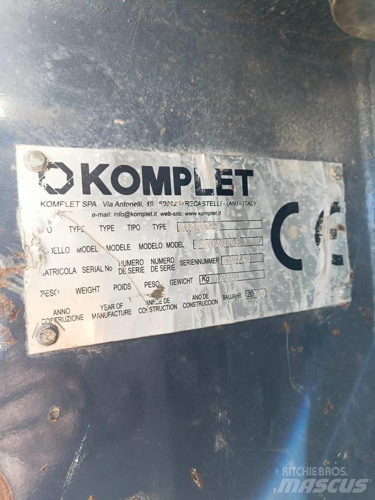 Komplet Krokodile Trituradoras de lixo