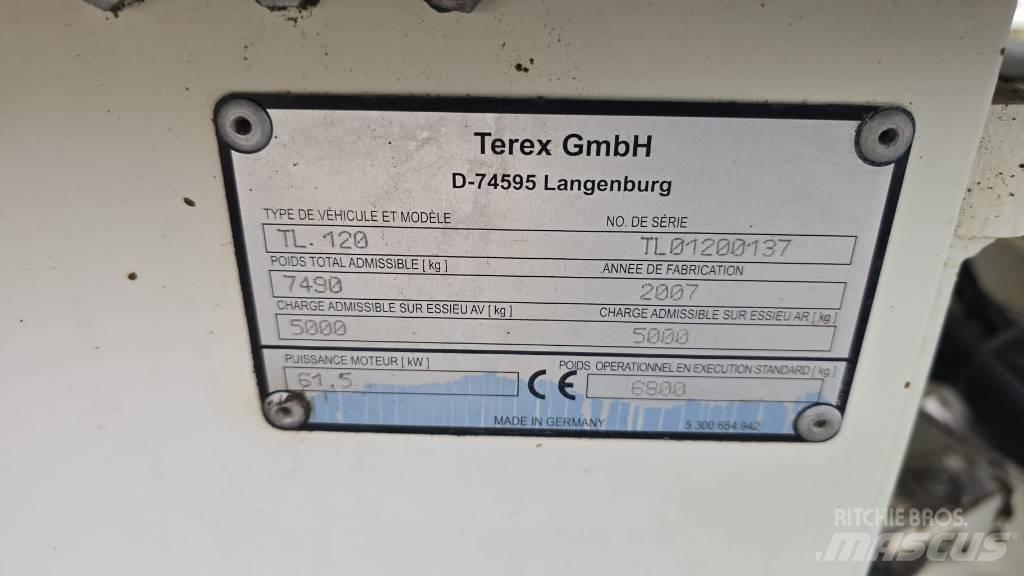 Terex TL 120 Carregadeiras de rodas