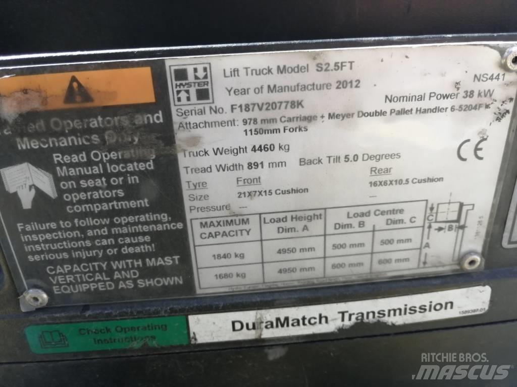 Hyster S2.5FT Empilhadores a gás