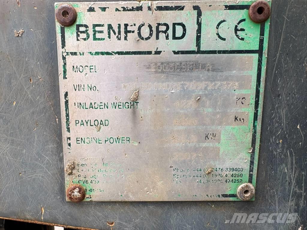 Benford 6000 Dumpers de obras