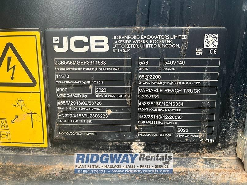 JCB 540-140 Manipulador telescópico