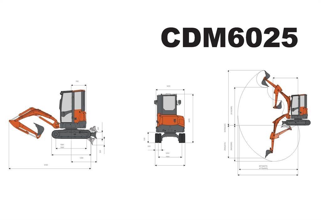 Lonking CDM6025 Miniescavadeiras