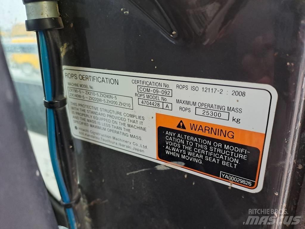 Hitachi ZX210LC-5B Escavadeiras de esteiras
