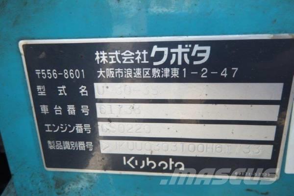 Kubota U-30-3S Miniescavadeiras