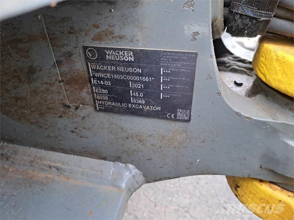 Wacker Neuson EZ80 Escavadeiras de esteiras