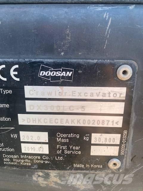 Doosan DX 300 LC-5 Escavadeiras de esteiras