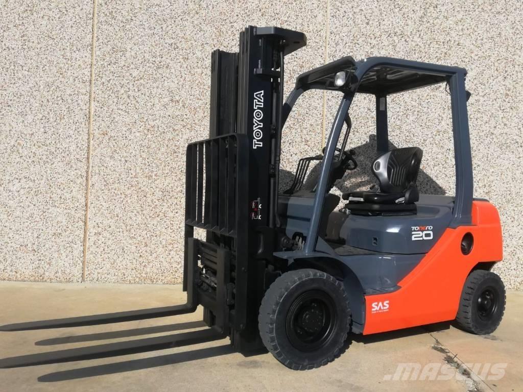 Toyota 02-8 FG F 20 Empilhadores a gás