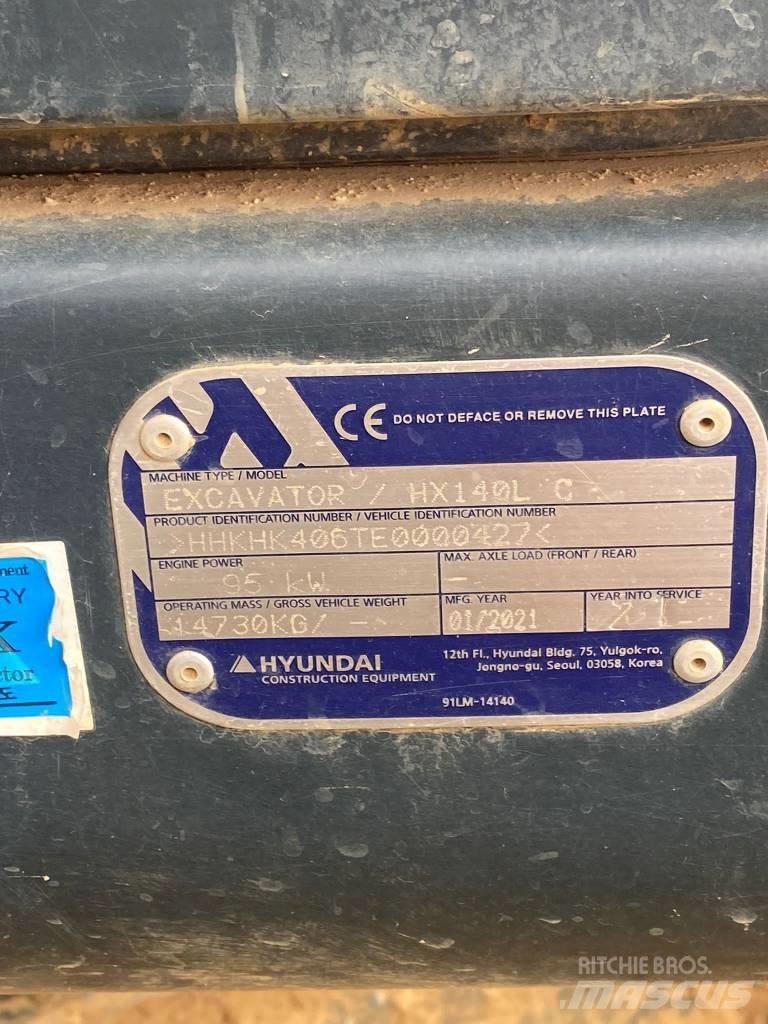 Hyundai HX140LC Escavadeiras de esteiras