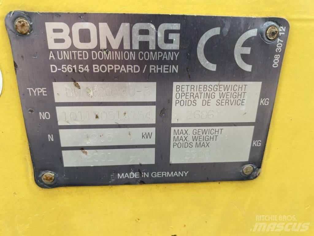 Bomag BW 120 AD Vibradores