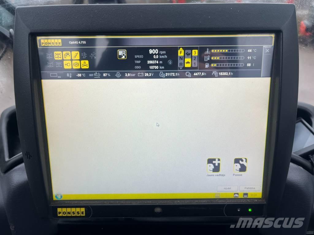 Ponsse Ergo 8W Processadores florestais