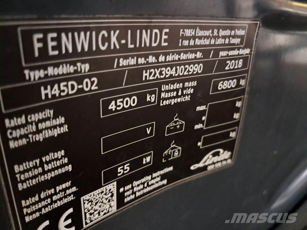 Linde H45D-02 Empilhadores Diesel