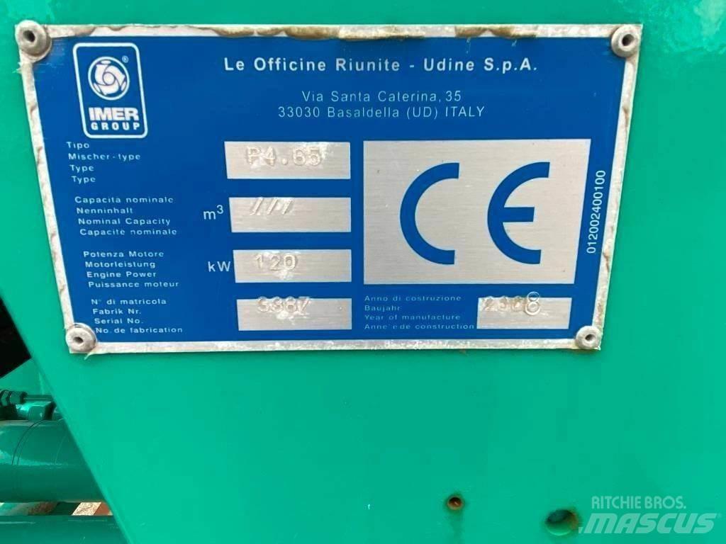 Imer P4.65 - UNUSED Bombas de betonagem