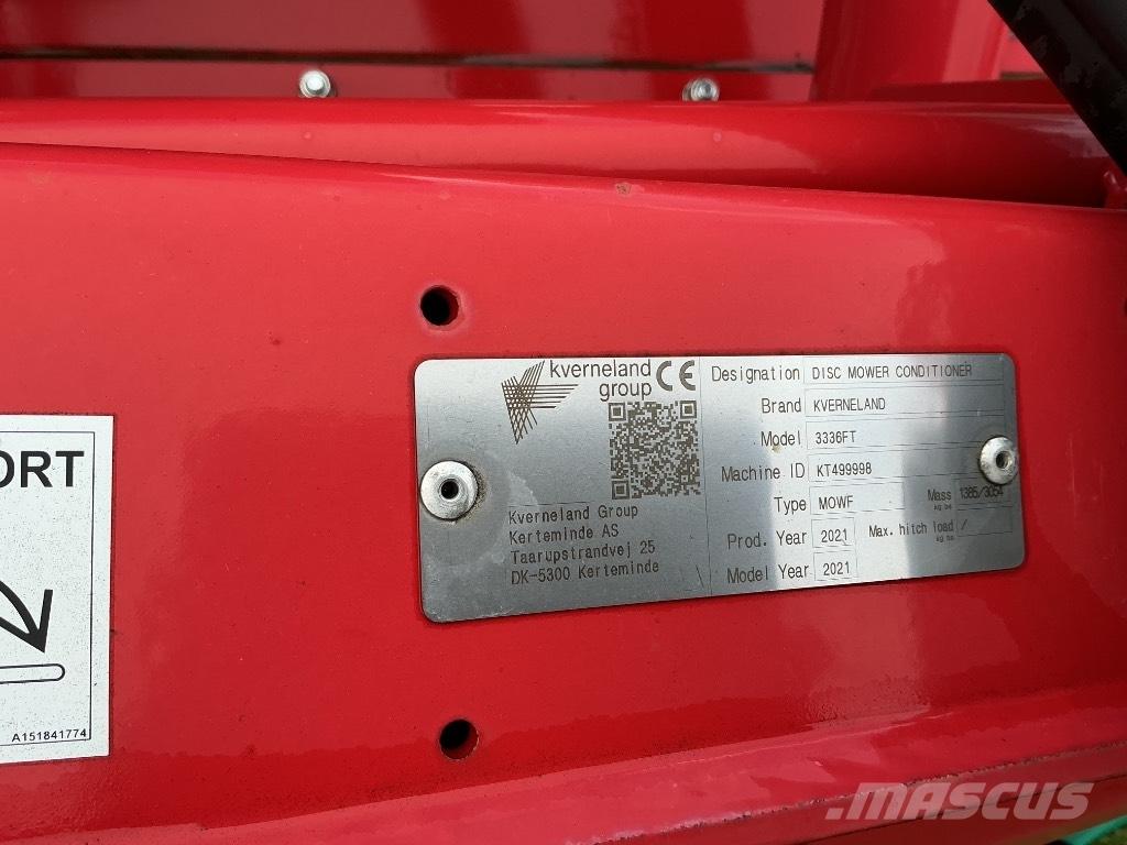 Kverneland 3336 FT Gadanheiras-Condicionadoras