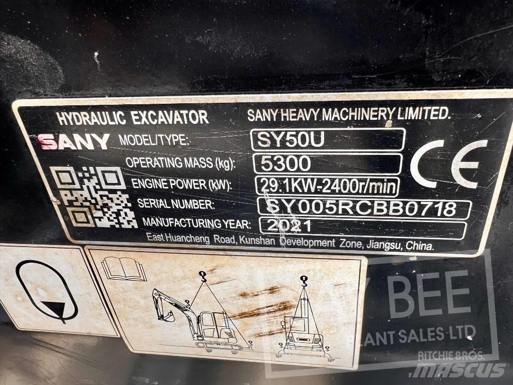Sany SY 50 U Miniescavadeiras