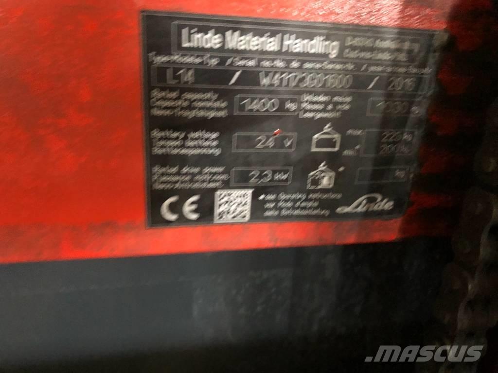 Linde H 16 T-01 Empilhadores a gás