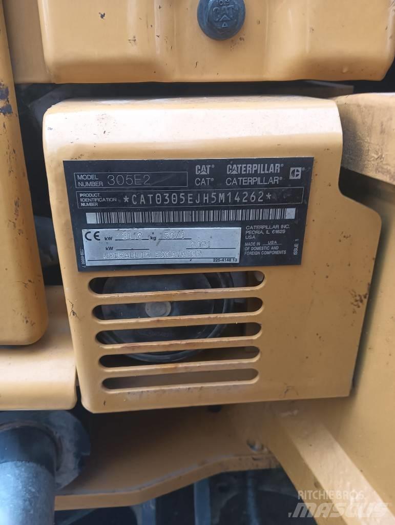 CAT 305 E CR Miniescavadeiras