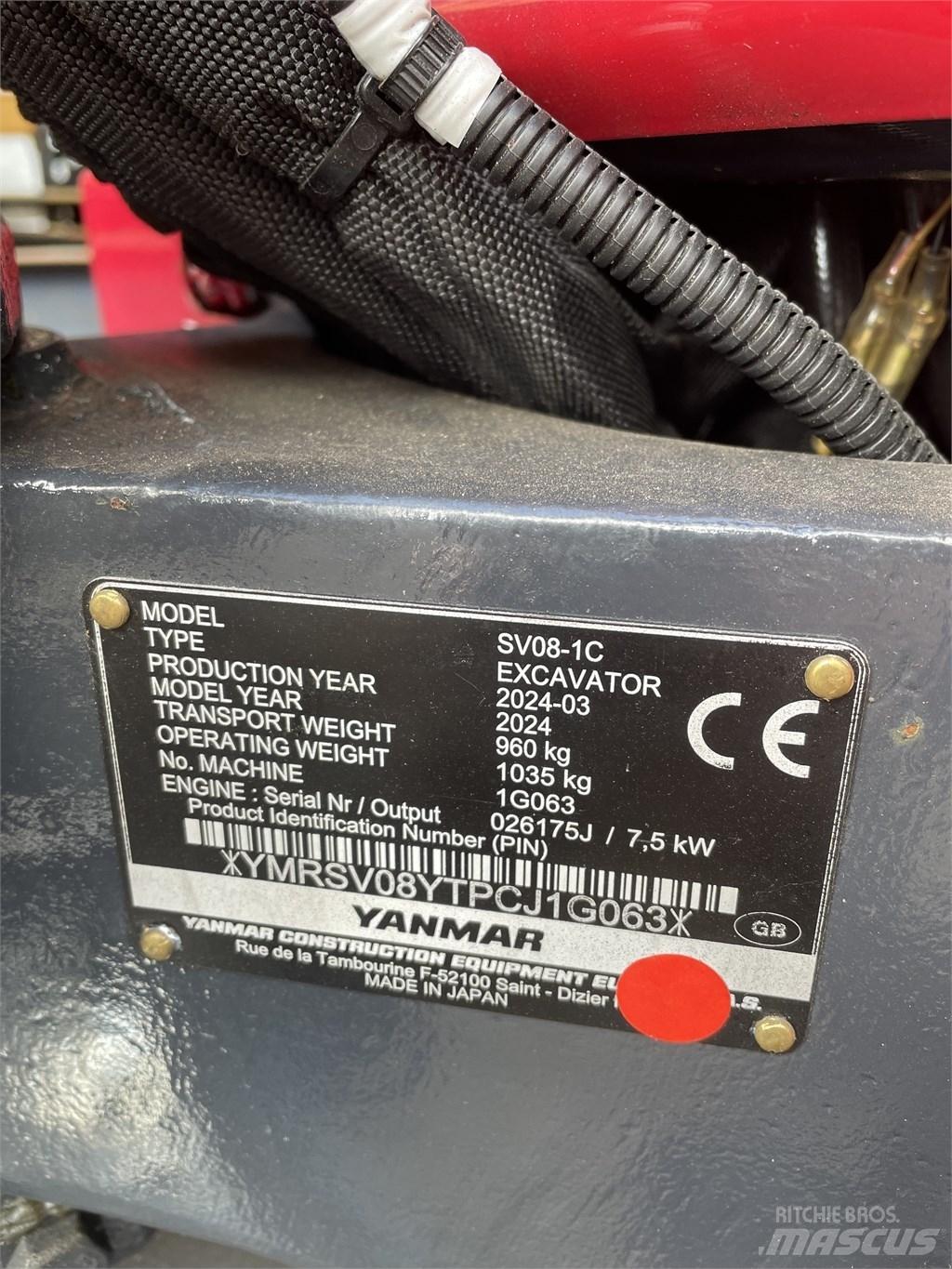 Yanmar SV 08 Miniescavadeiras