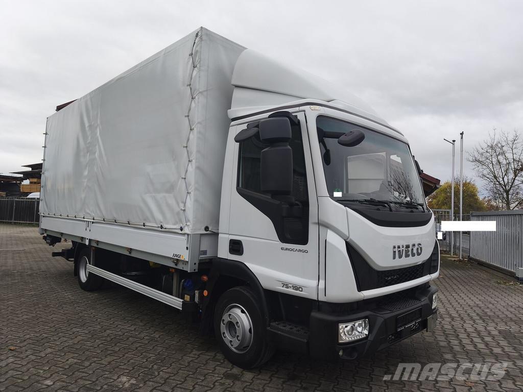 Iveco 75-190 Camiões caixa cortinas laterais
