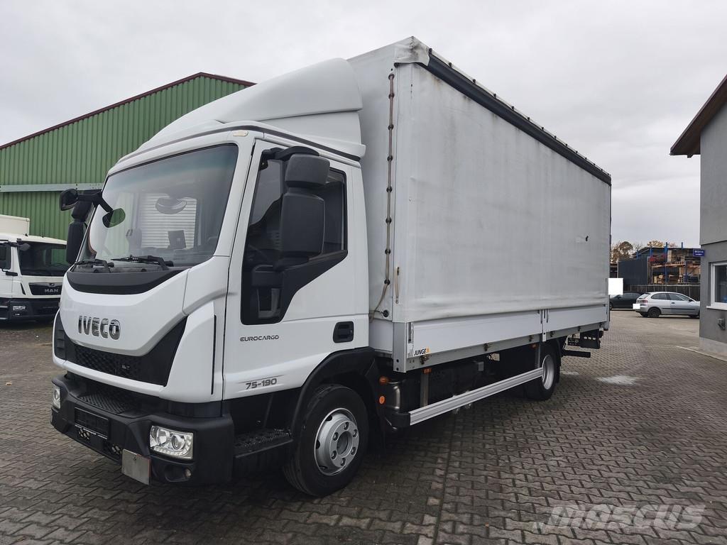Iveco 75-190 Camiões caixa cortinas laterais