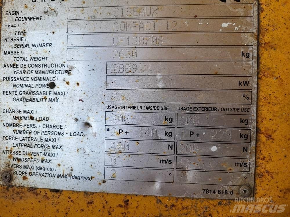 Haulotte Compact 12 Elevadores de tesoura