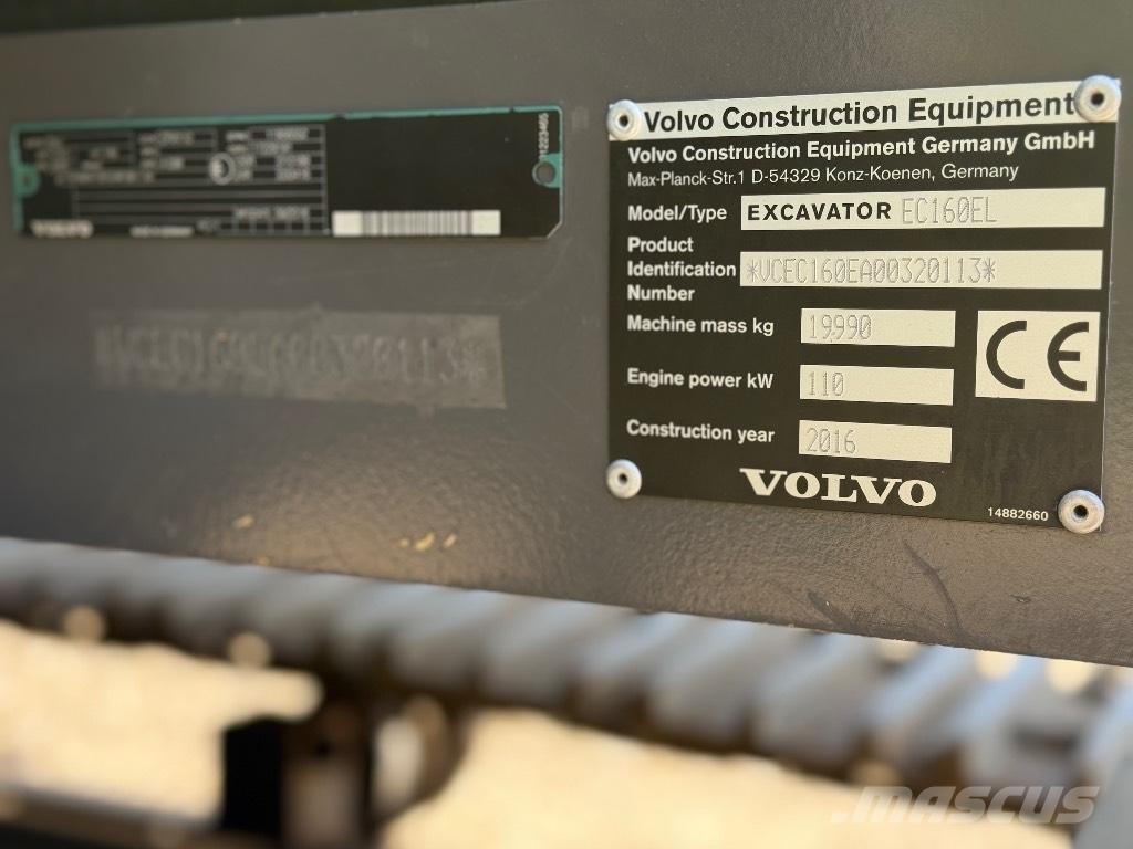 Volvo EC 160 EL Escavadeiras de esteiras