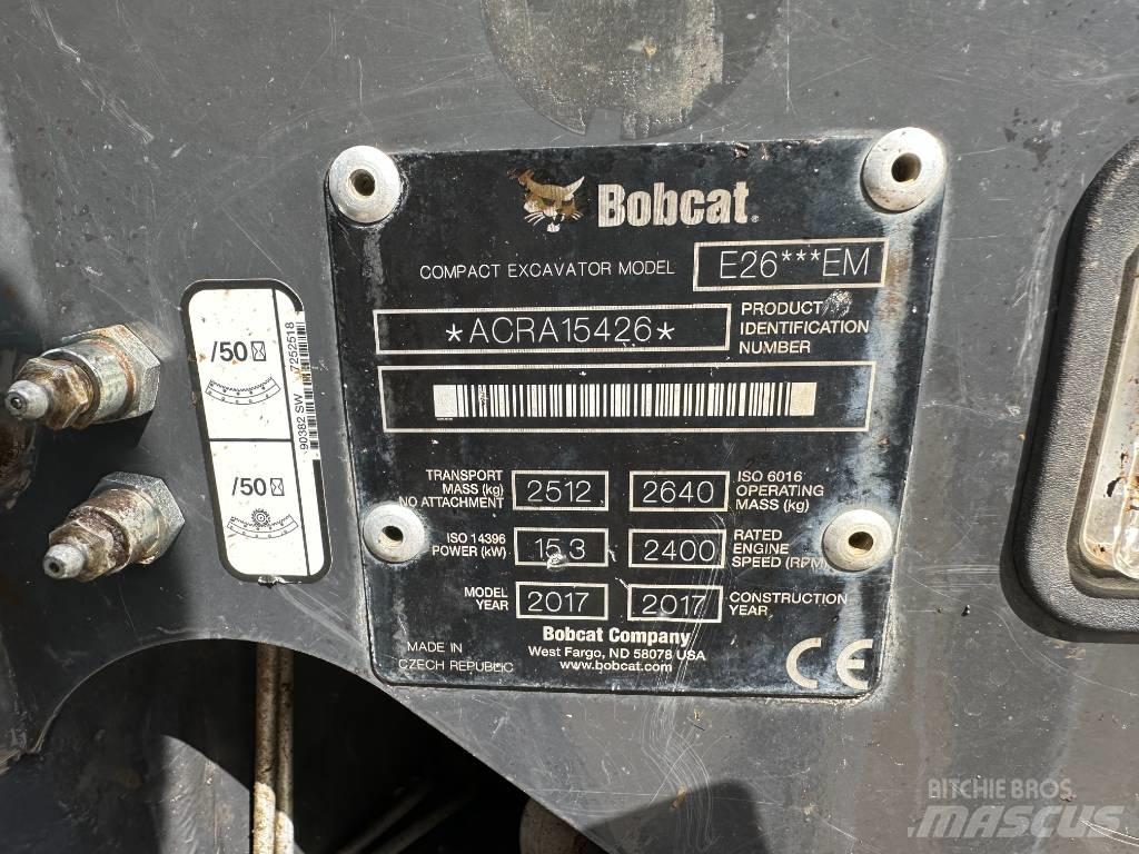 Bobcat E 26 Miniescavadeiras