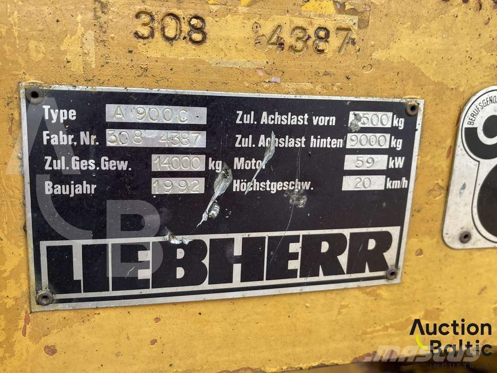 Liebherr A 900 C Escavadoras de rodas