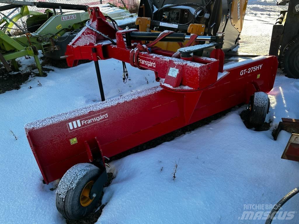 Fransgård GT 275 HY Lâminas de neve e arados