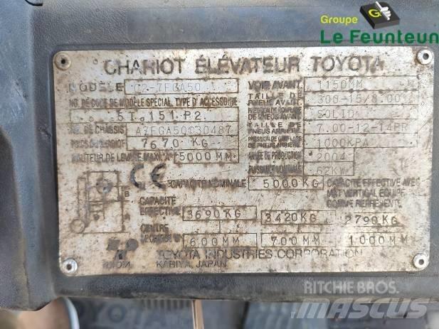 Toyota 02-7 FG A 50 Empilhadores a gás