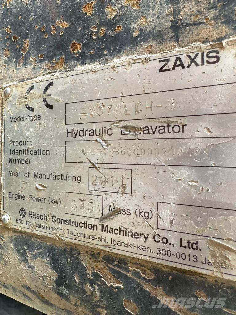 Hitachi ZX670CH-3 Escavadeiras de esteiras