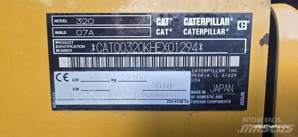 CAT 320 Escavadeiras de esteiras