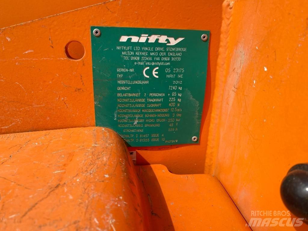 Niftylift HR 17NE Elevadores braços articulados