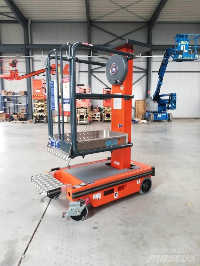 JLG Ecolift Plataformas mastro vertical propulsão manual