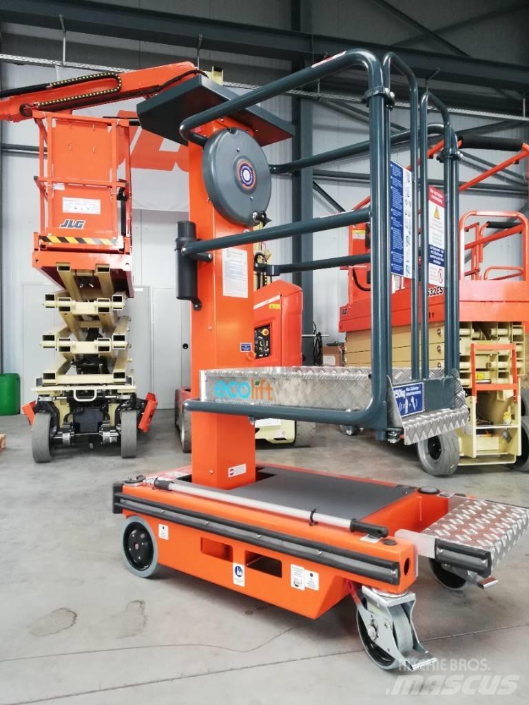 JLG Ecolift Plataformas mastro vertical propulsão manual