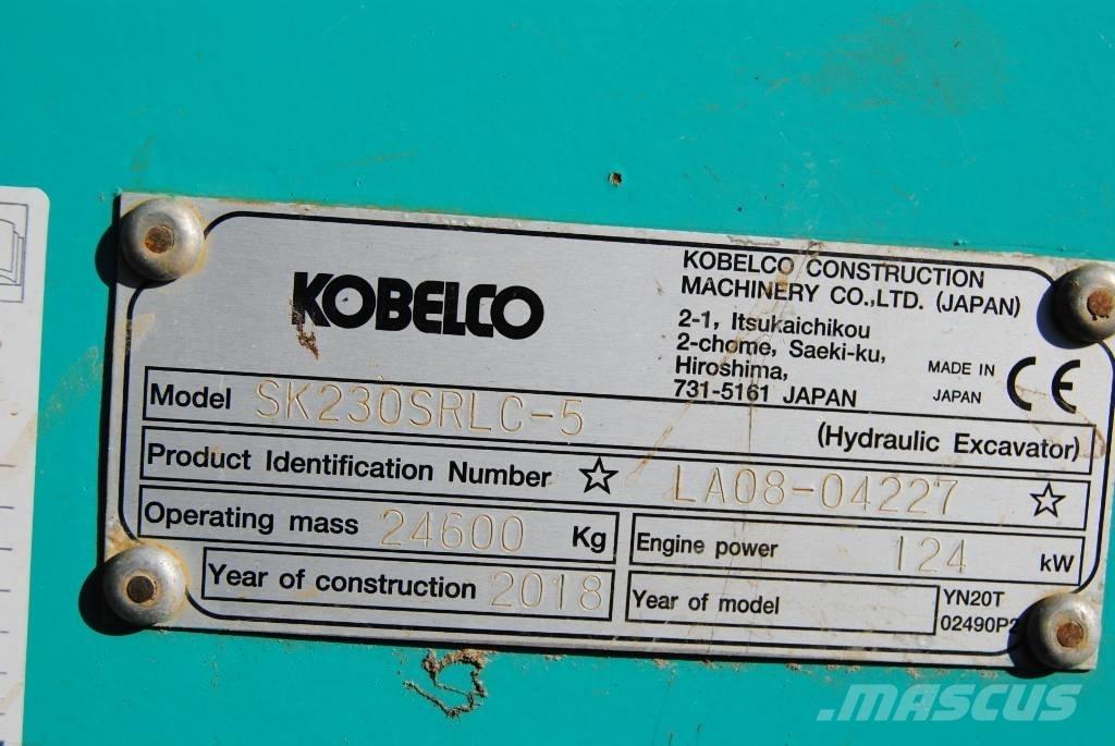 Kobelco SK230SRLC-5 Escavadeiras de esteiras