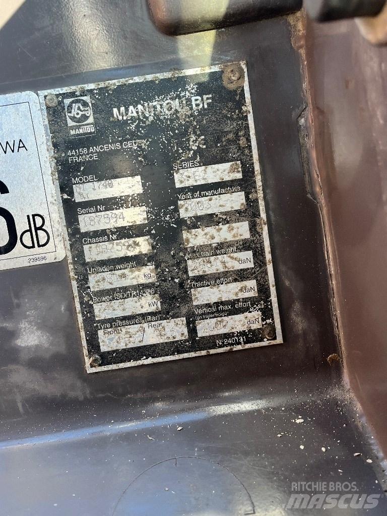 Manitou 1740 Manipulador telescópico