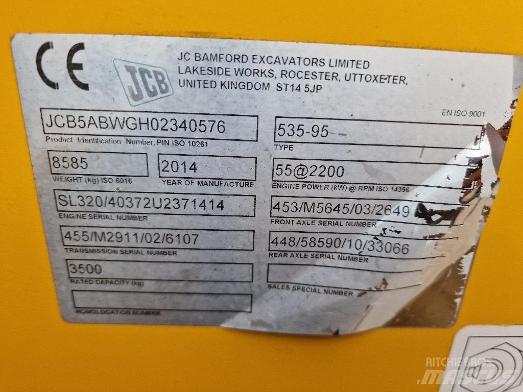 JCB 2014 JCB 535-95 Manipulador telescópico