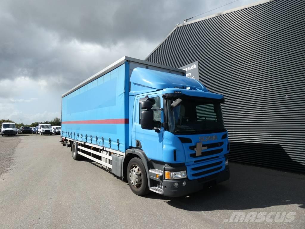 Scania P 250 Camiões caixa cortinas laterais