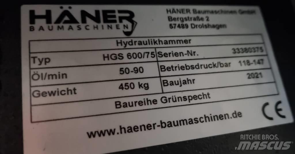 Häner HGS 600/75 Martelos de quebragem